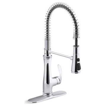Kohler Bellera 1-Handle Semi-professional Kitchen Sink Faucet, Polished Chrome