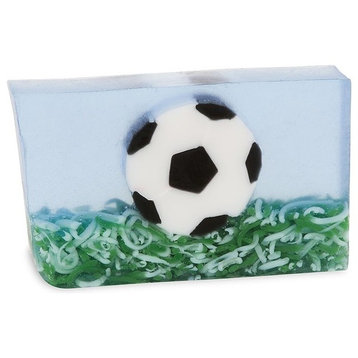 Soccer Shrinkwrap Soap Bar