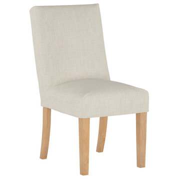 Hampton Dining Chair With Slipcover, Linen Talc