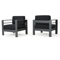 Contemporary Outdoor Lounge Chairs by GDFStudio