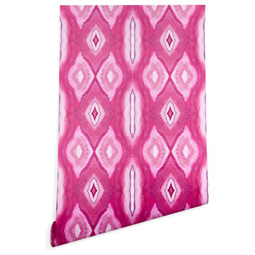 Deny Designs Viviana Gonzalez Agate Inspired 08 Wallpaper, Pink, 2'x10'