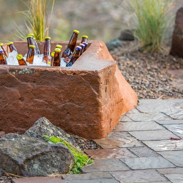 Boulder Cooler/Fire Pit