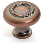 Dynasty Hardware - Super Saver K-5104 Rope Cabinet Knob, Antique Copper - The K-5104-FB Super Saver Rope Cabinet Knob offers great value and quality that is equal to other brand names at a much lower price.