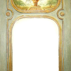 Interior Visions - Trumeau with Flower Panel - Wall Mirrors