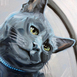 Custom Pet Portraits, Bea Arthur, cat - Products