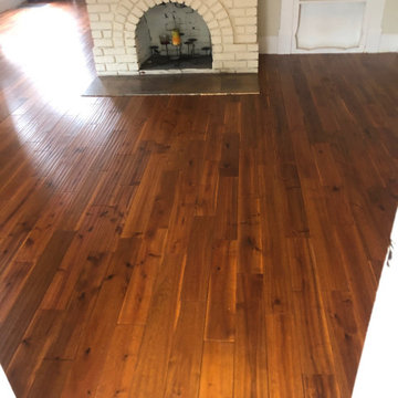 Solid Acacia Wood Flooring Installation in Riverside