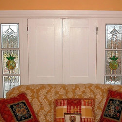 Pineapples Entry - Stained Glass Panels