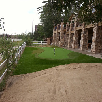 Castle Pines Synthetic Grass Putting Green