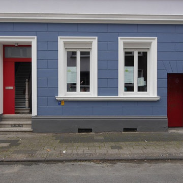 Fassade Erdgeschoss betont