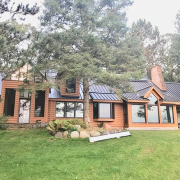 Gary’s Webster, WI Metal Roofing, VELUX Skylight, & LeafGuard® Project