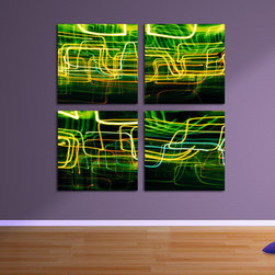 Four Green Squares - Artwork