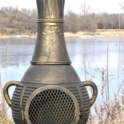 Blue Rooster Pine Chiminea - Chimineas