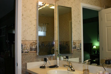 before & after bathroom vanity