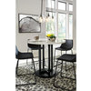 Centiar Gray/White Round Dining Room Counter Table