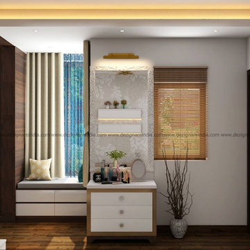 The master bedrooms are done up wooden floors providing a certain charm giving i