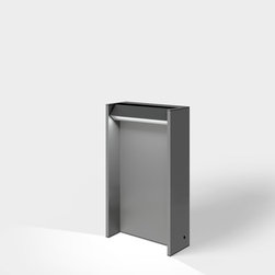 Slat 40 Poller LED Bollard - Path Lights