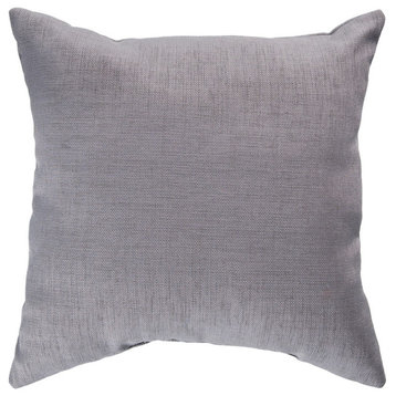 Storm by Surya Pillow Cover, Medium Gray, 22' x 22'
