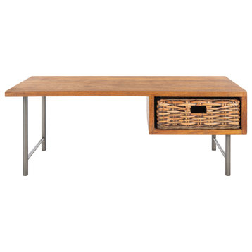 Allester Coffee Table - Brown