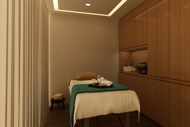 Example of a minimalist home design design in Other