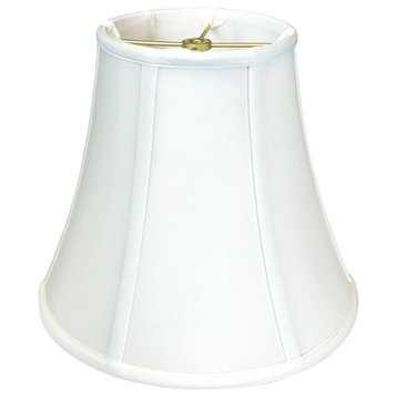 Royal Designs True Bell Basic Lamp Shade, V Notch Fitter, White, 9x18x13.625, Si