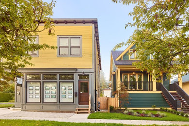 Example of an ornate exterior home design in Vancouver