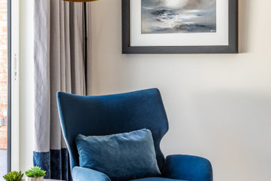 Design ideas for a contemporary living room in Buckinghamshire.