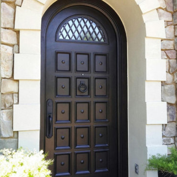 Unique Craftsman Iron Door Design