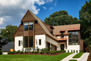 Mountain style exterior home photo in Raleigh