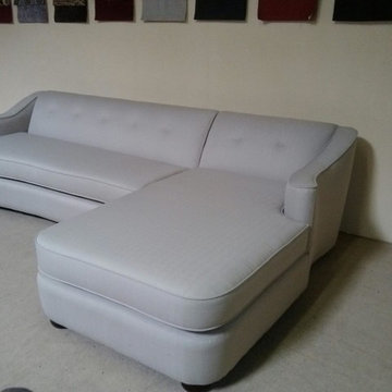 sectional in Clyde Ivory