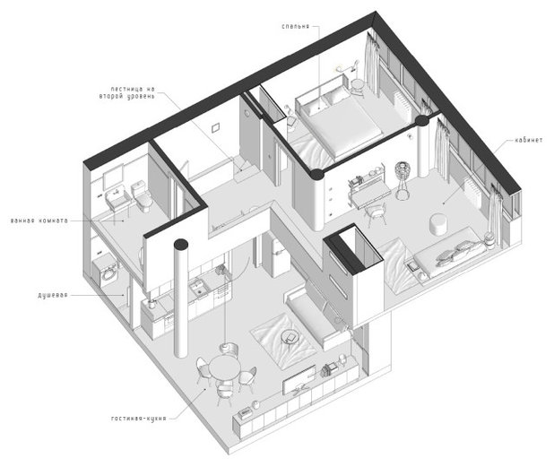 План этажа by INT2architecture