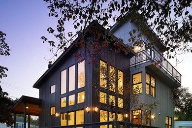 Example of a trendy exterior home design in DC Metro