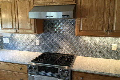 Elegant kitchen photo in Providence