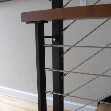 NW steel, cable & wood