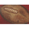 Marmont Hill, "Crackle Football" by Reesa Qualia Print on Wrapped Canvas, 45x30
