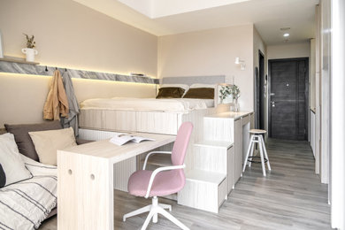 Trendy bedroom photo in Other