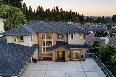Example of a trendy exterior home design in Vancouver