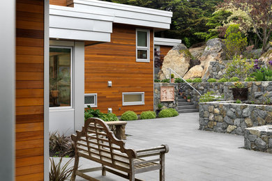 Example of a trendy exterior home design in Vancouver