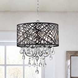 Albis 4-Light Drum Chandelier - Chandeliers