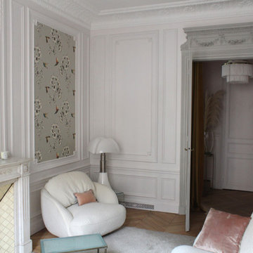 Henri IV, aménagement, rénovation et décoration d'un appartement, Paris IVe