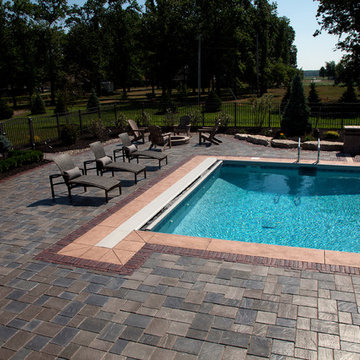 Detail around pool