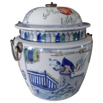 Asian Covered Tea Box