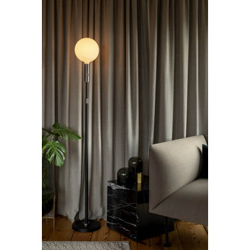 Poise Adjustable Floor Lamp, Graphite