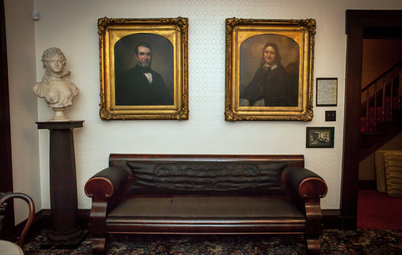 Abraham Lincoln Sat (and Flirted) Here