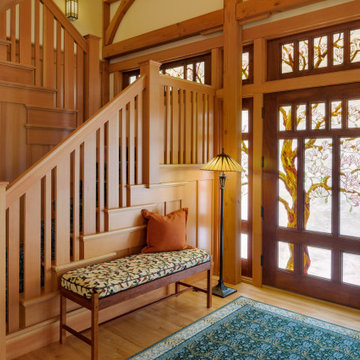 Custom Home - Arts & Crafts style timber frame
