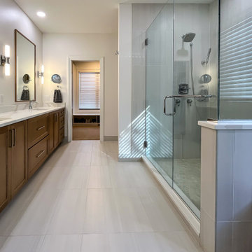 Primary Bath Remodel with Walk-in Closet System