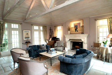 Eclectic home design photo in Cleveland