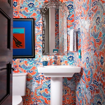 Transitional Powder Room