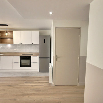 Rénovation complète d'un appartement en rez-de-chaussée à Herblay