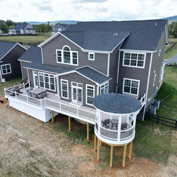 Moisture Shield Catalina Deck with Open Round Gazebo
