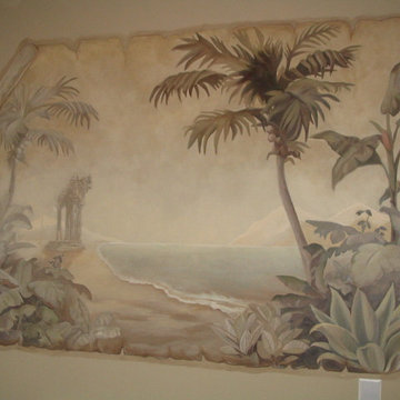 Stunning Trompe L' oeil Murals